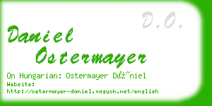 daniel ostermayer business card